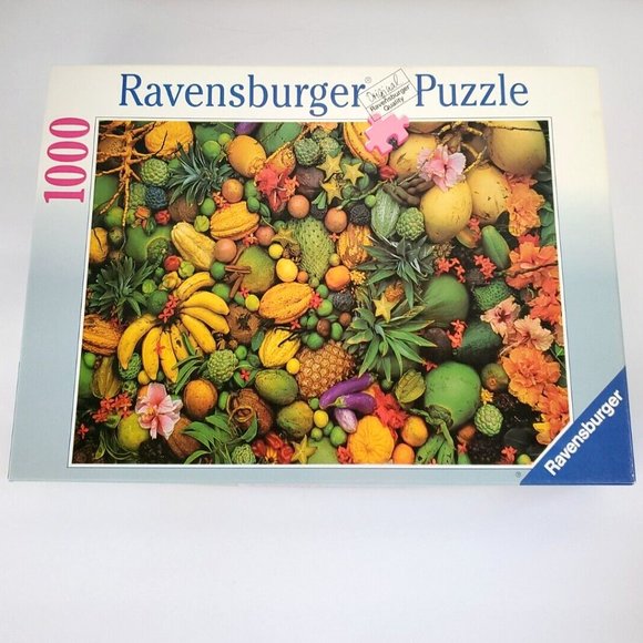 Ravensburger Jigsaw Puzzle 1000 "Tropical Fruits" No. 15 525 Vintage 1995 - Picture 1 of 6